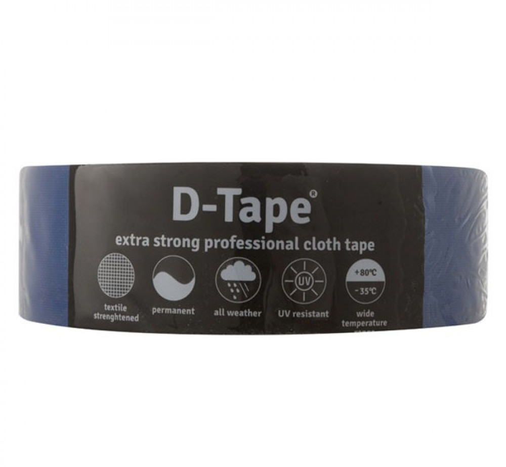 Delta 1 tape permanent 50m x 50mm Blauw