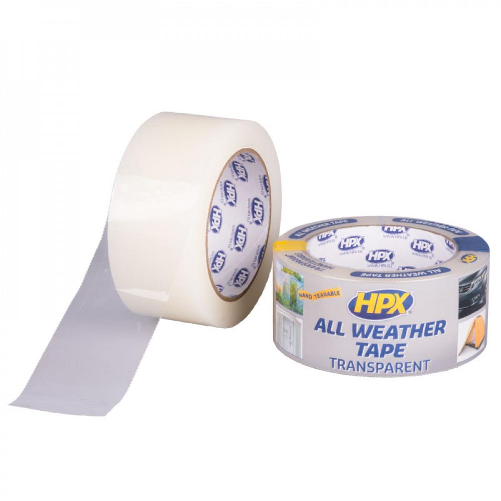 All Weather Tape Transparant 25m